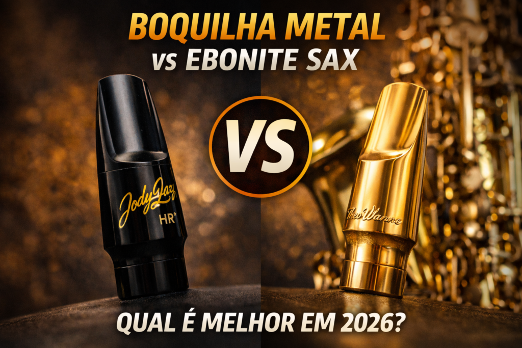 Boquilha Metal vs Ebonite Sax