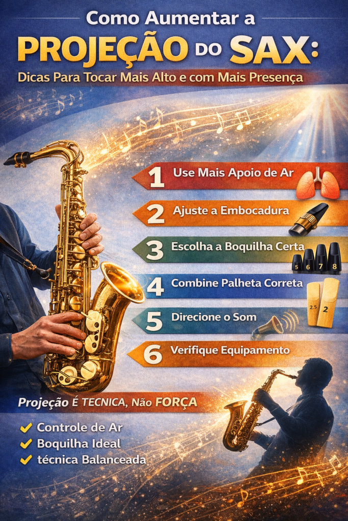 Como Aumentar a Projeção do Sax