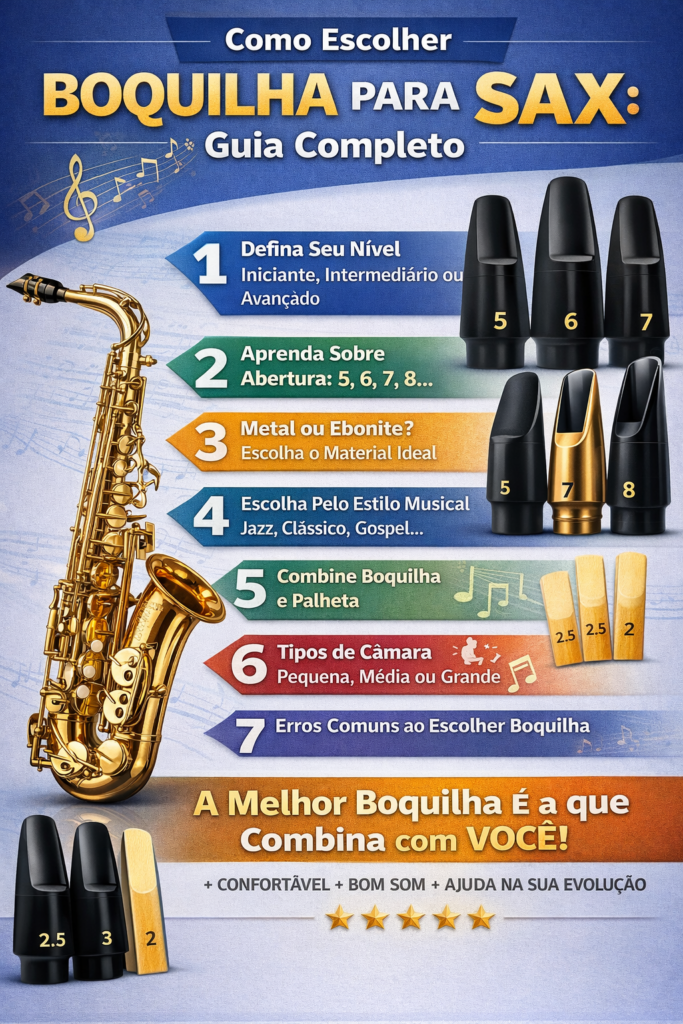 Como Escolher Boquilha para Sax