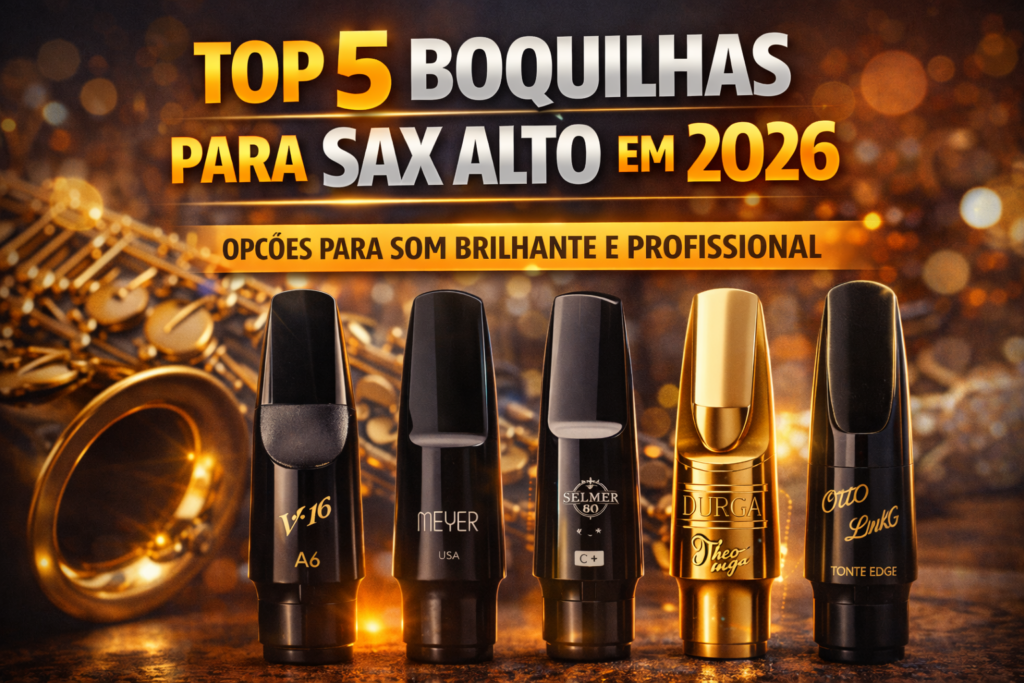 Top 5 Boquilhas para Sax Alto em 2026